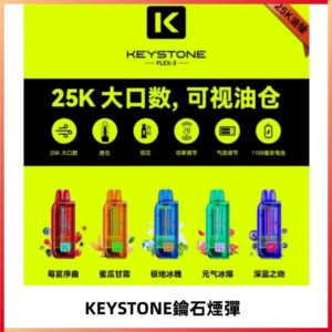 KEYSTONE FLEX-3 鑰石大容量25000口專彈專機套裝